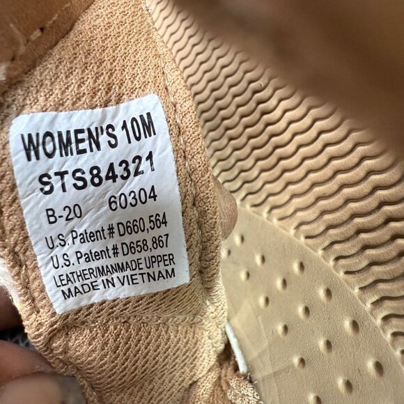 Sperry top Sider Women's Size 10M Beige & White Parrotfish Braided Flip-Flops - Picture 4 of 10